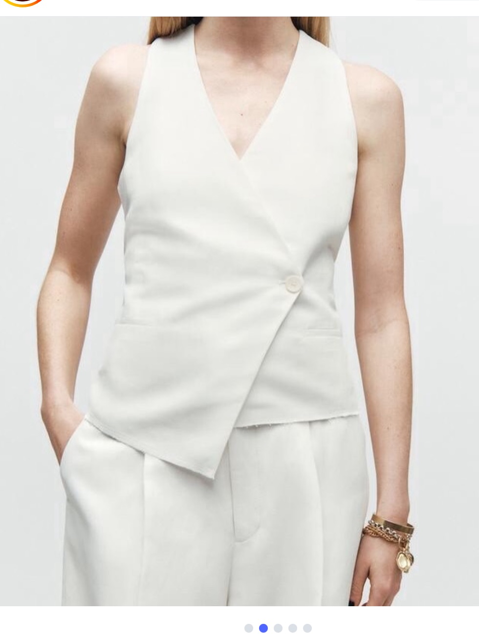 Zara Cut Out Vest Top